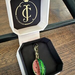 Juicy Couture Green and Pink Watermelon Charm